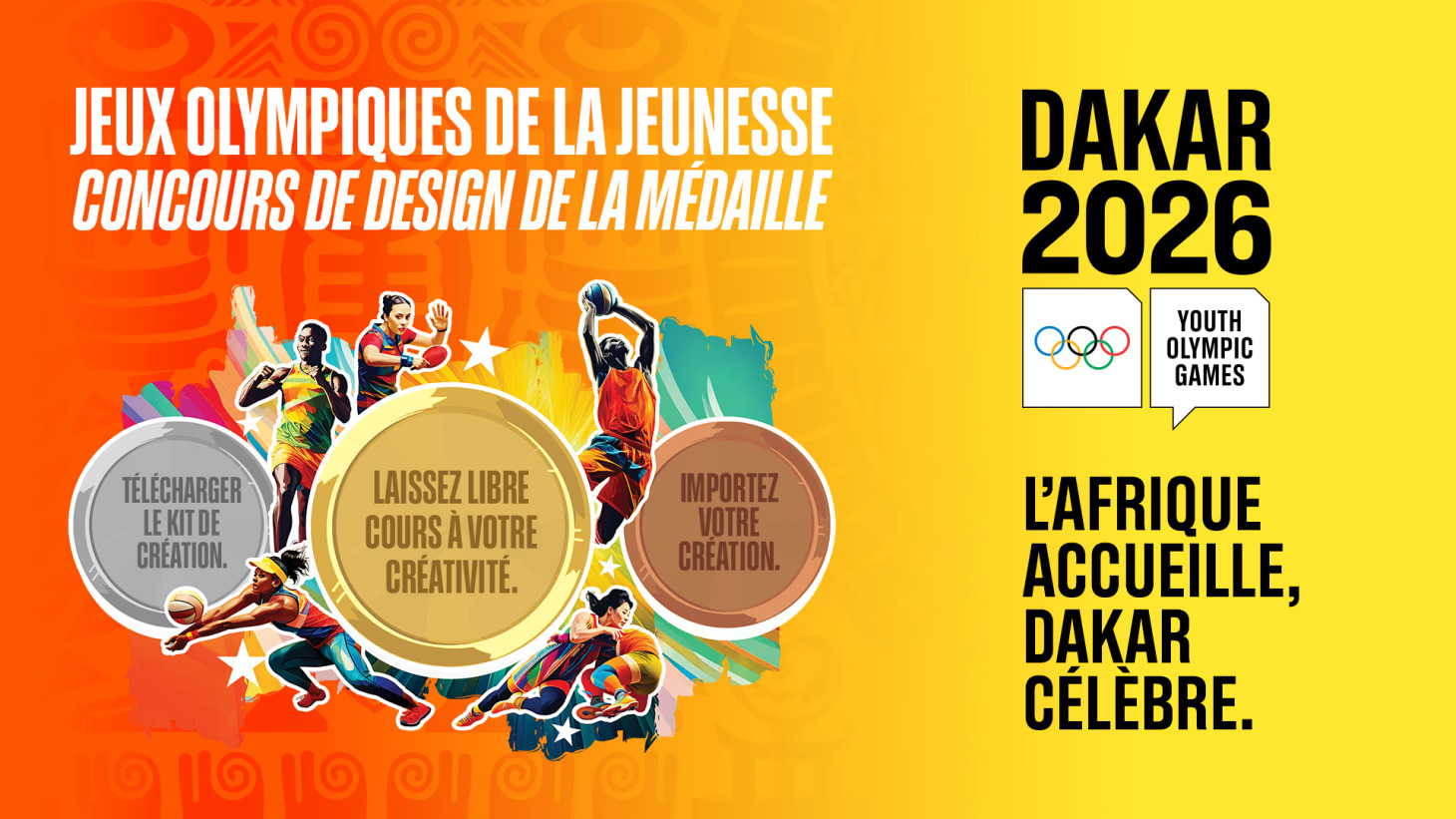 Le CIO invite à créer les médailles des Jeux Olympiques de la Jeunesse de Dakar 2026